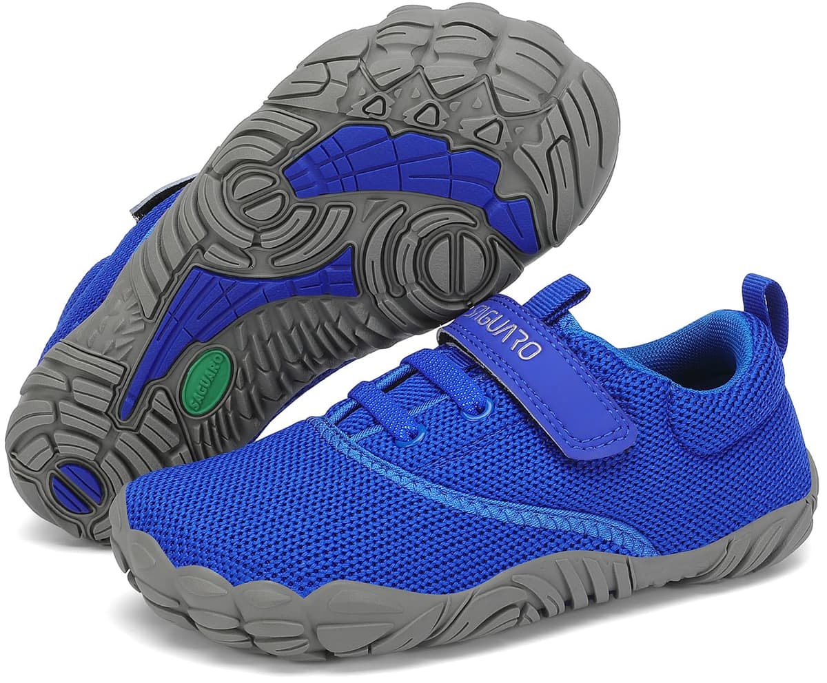 SAGUARO Zapatillas Barefoot Niños Antideslizantes y Ligeras Calzado Descalzos, Talla 24-36