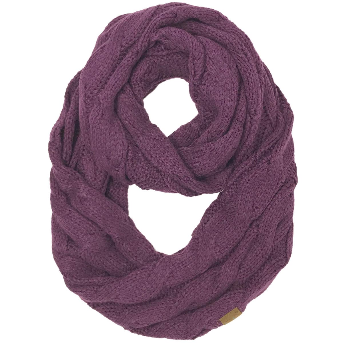 Warm Chunky Soft Stretch Cable Knit Beanie Skully — view 61
