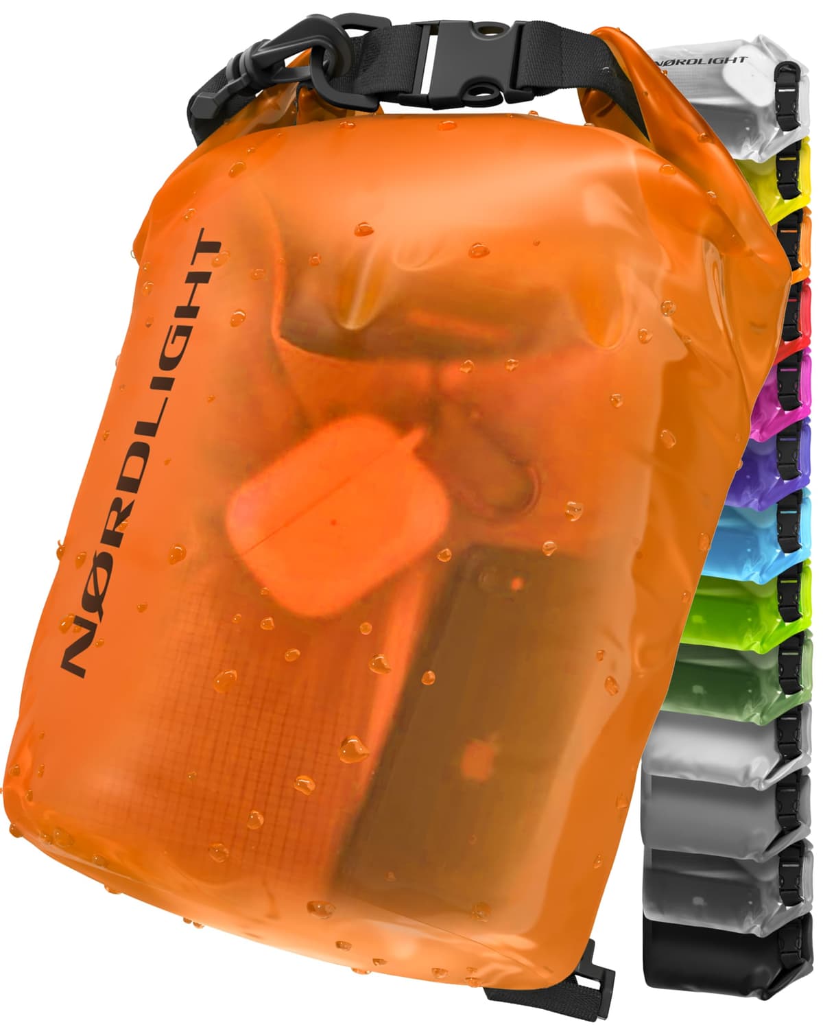 Nordlight Mochila Impermeable Roll Top 25L - Hybrid 25" | Bolsa Seca Con Compartimento Para Portátil De 15 Pulgadas, Bolsillos Exteriores E Interiores, Sistema De Transporte Acolchado — view 26