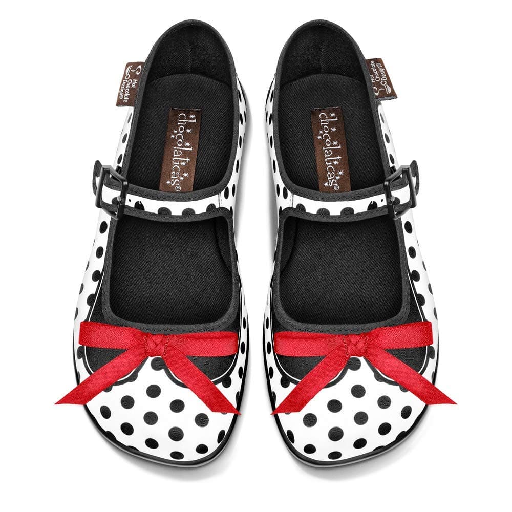Hot Chocolate Design Chocolaticas Funky Canvas Women's Mary Jane Flat Shoes — view 43