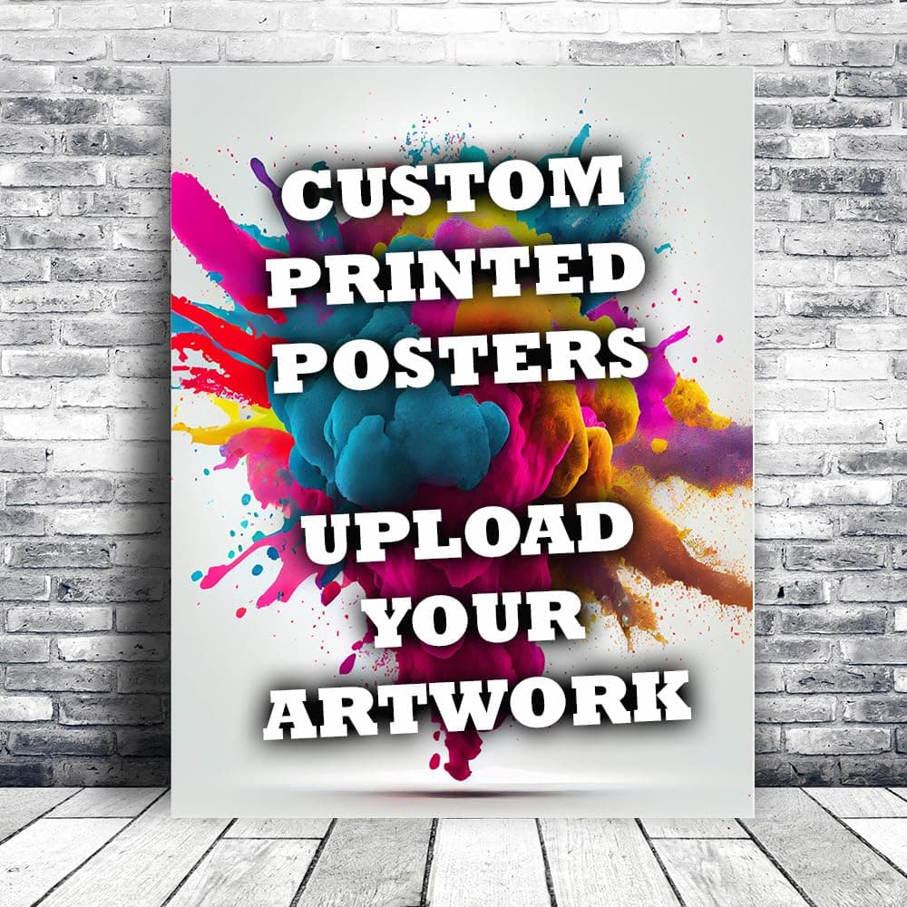 SwiftprintUK Custom Poster Print - Personalised Poster for Business Ads - Make Your Own Poster for Home & Office Decor - A0 A1 A2 A3 A4 Sizes - Premium 200gsm Photo Artwork Printing (A0-841x1189mm) — view 3