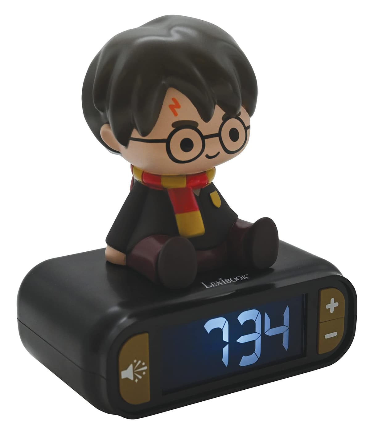 LEXIBOOK Despertador Harry Potter con Pantalla LCD Digital y luz de Noche integrada, Color Negro — view 2