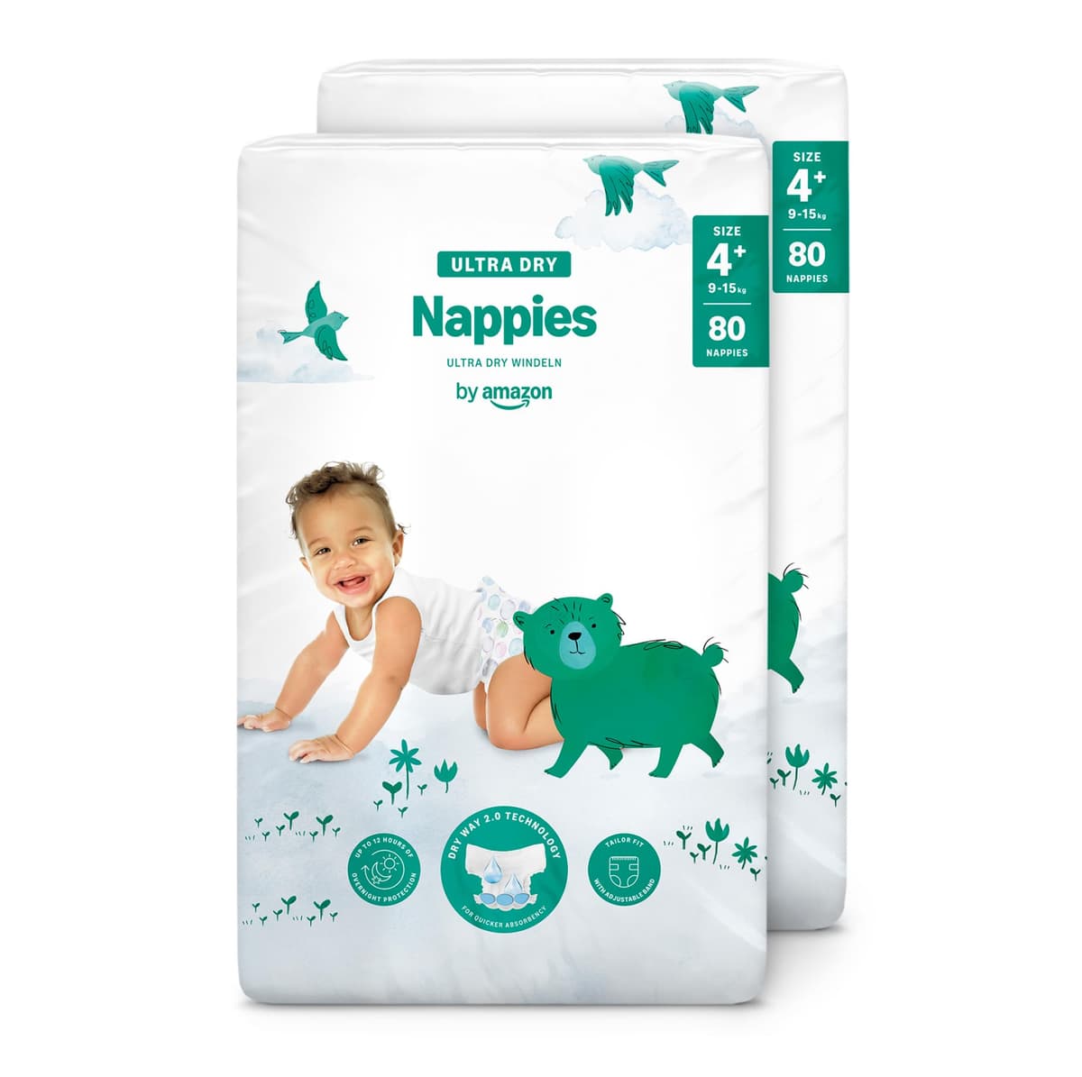 By Amazon - 70 Ultra Dry Nappies - Size 6 (15+ kg) (Previously a Mama Bear Brand, Same Product) — view 11