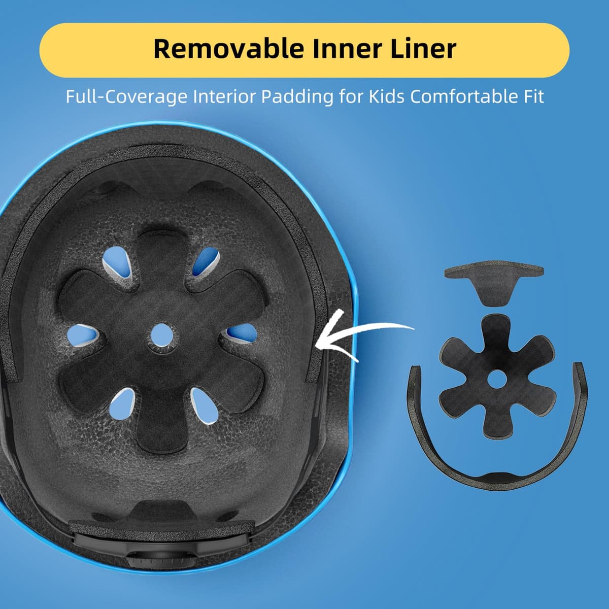 XJD Casco de Ciclismo para Niños Ajustable Casco Bicicleta Niño Casco Infantil Patinete Rollerskate de 3 a 14 Años Protecciones para Múltiples Deportes — view 47