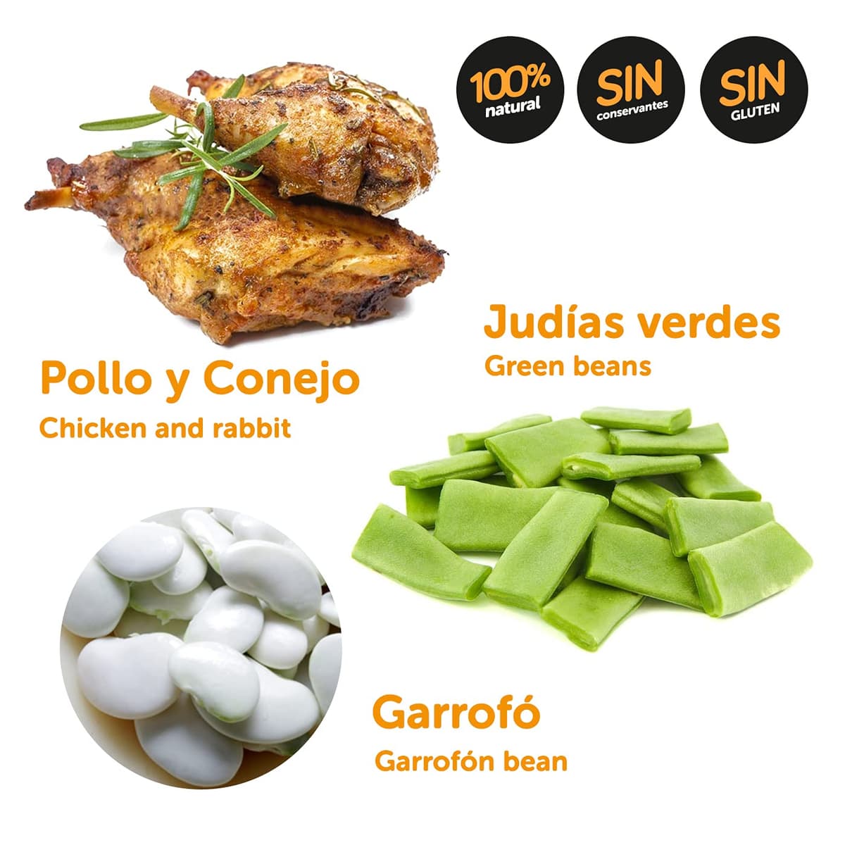 Paellissimo - Kit Preparado para Paella Valenciana, Receta Tradicional Artesana | Plato Precocinado Casero 100% Natural y Sin Gluten | 2-3 Personas | 1 Unidad — view 4