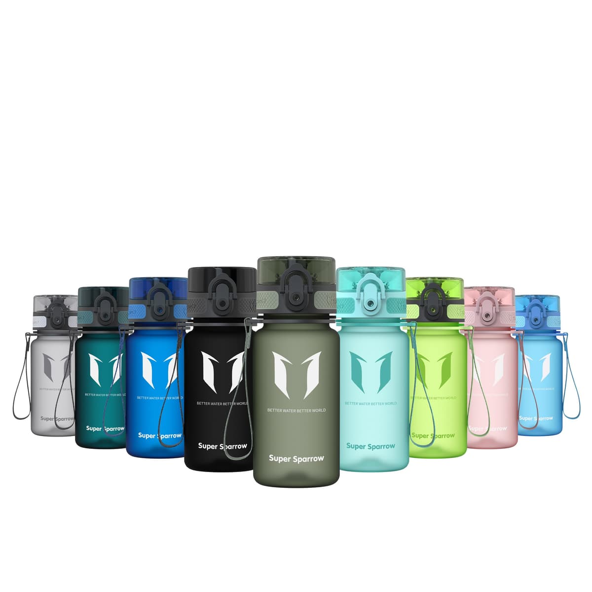 Super Sparrow Botella de Agua Deportiva -350ml & 500ml & 750ml & 1000ml - Sin BPA — view 53
