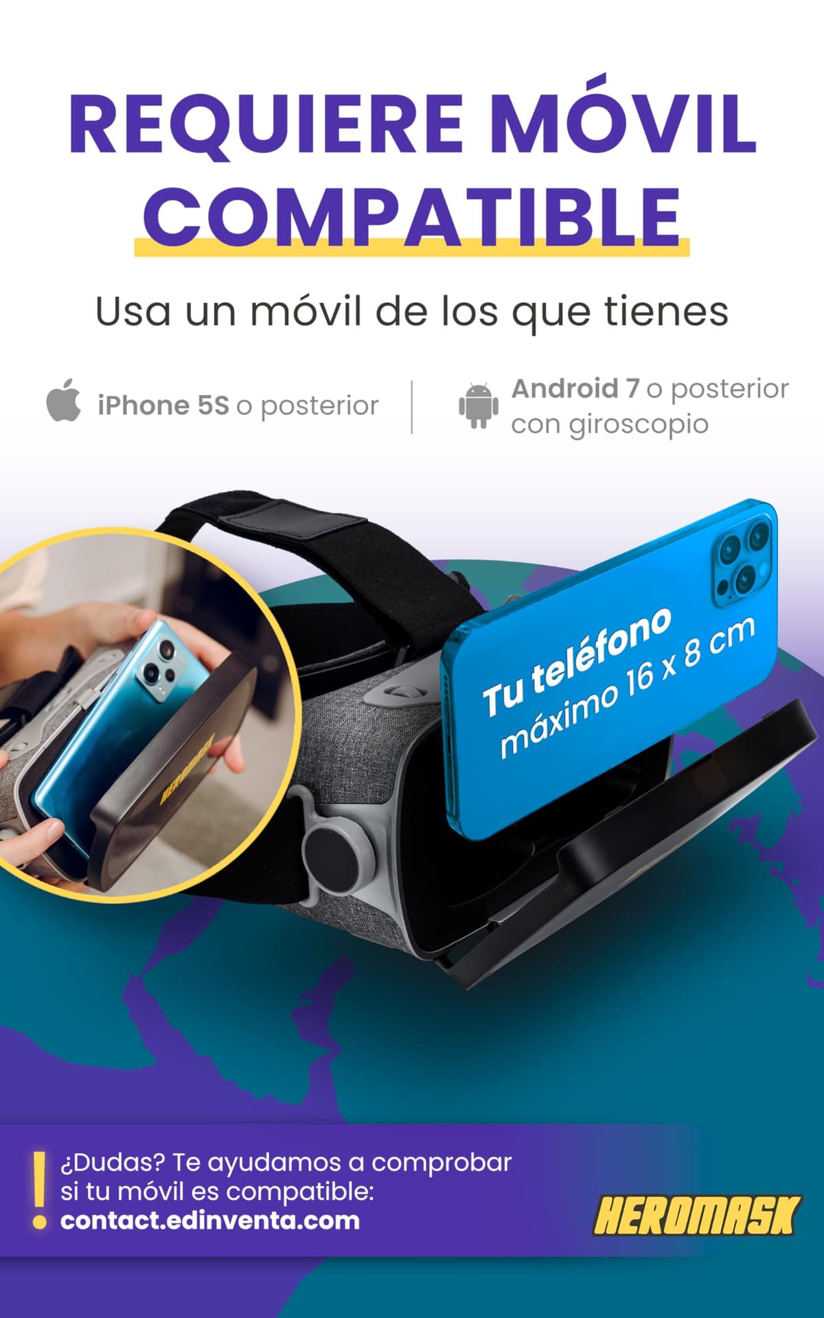 Heromask Languages: Virtual Glasses + Games (5-12 years) ― Gift that motivates you to learn English, Chinese and other languages while playing VR video games — view 5