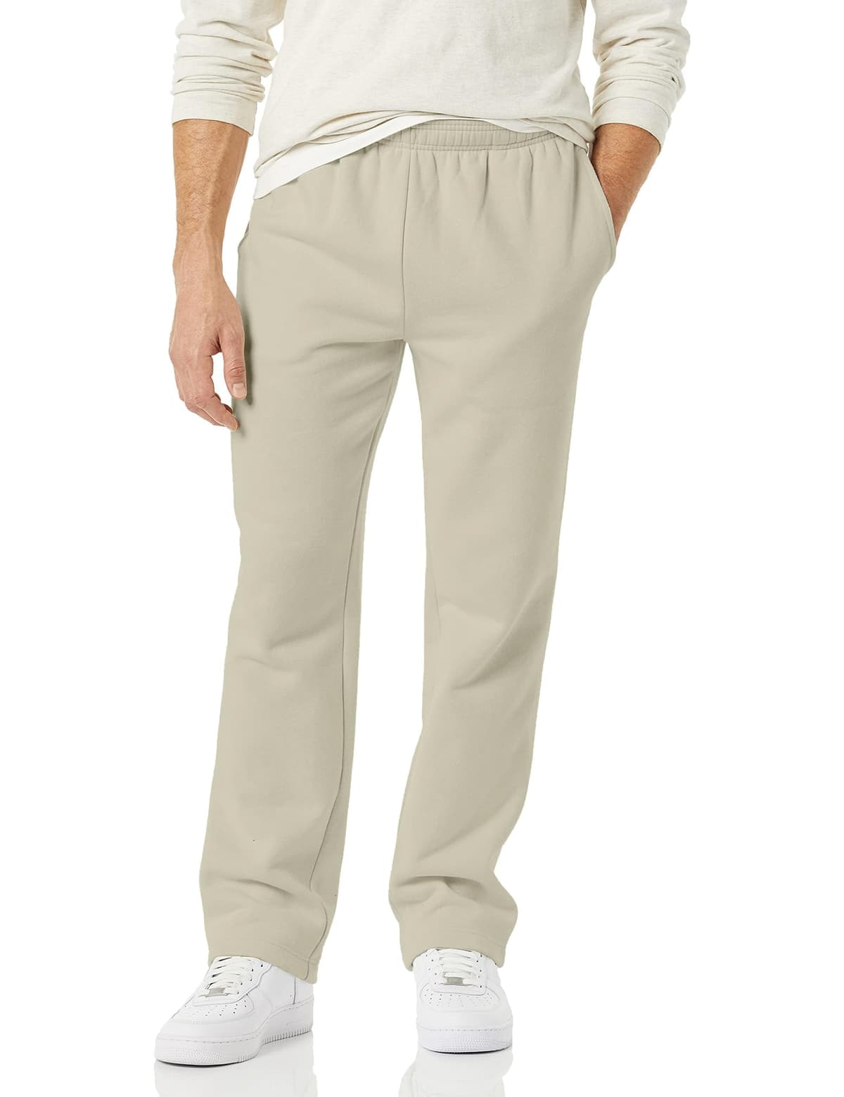 Amazon Essentials Pantalones Deportivos de Forro Polar con Parte Inferior Abierta (Disponibles en Tallas Grandes y Largos Especiales) Hombre — view 17