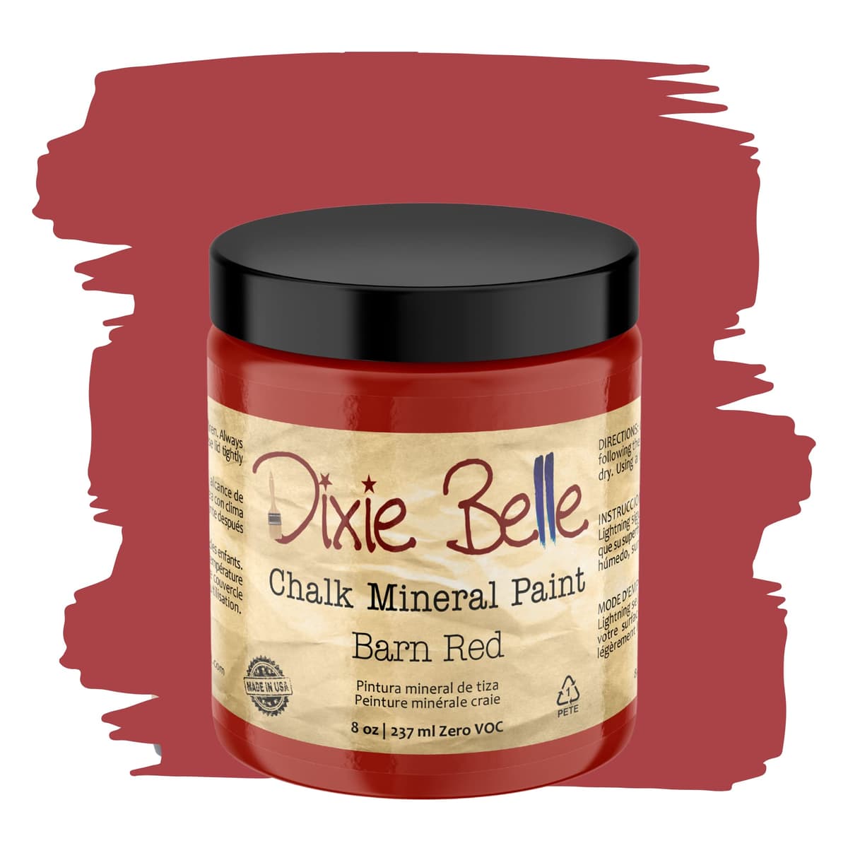 Dixie Belle Paint Company Chalk Finish Furniture Paint - Caviar (32oz) - Matte Black Chic Chalk Mineral DIY Furniture Paint — view 138