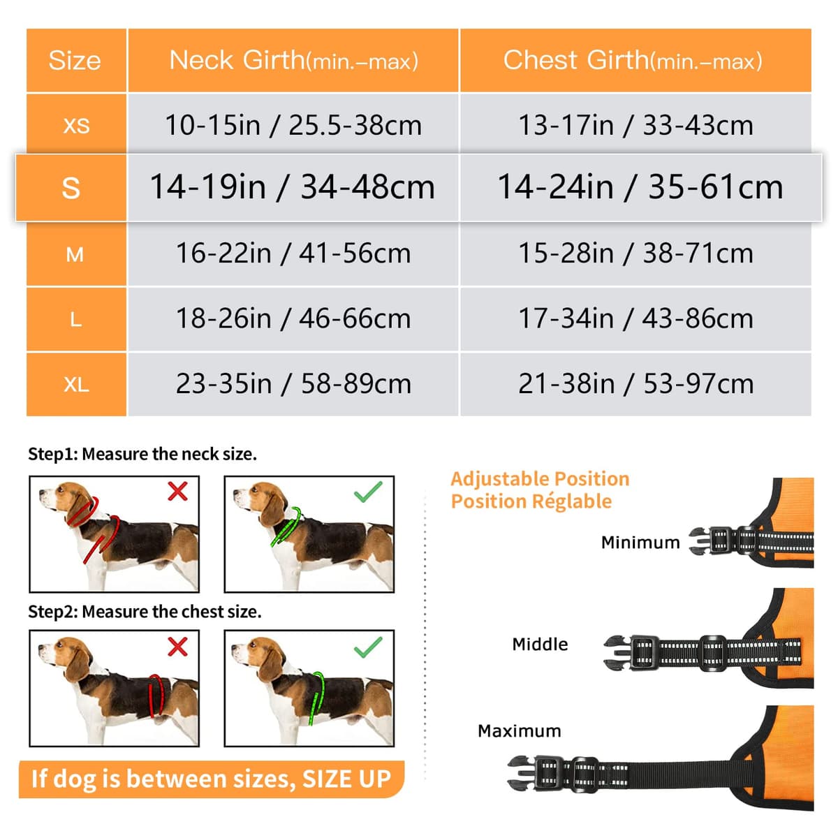 HEELE Dog Harness Medium No Pull Dog Vest Harness with Soft Handle Reflective Pet Harness for Outdoor Training Walking, Black, M — view 256