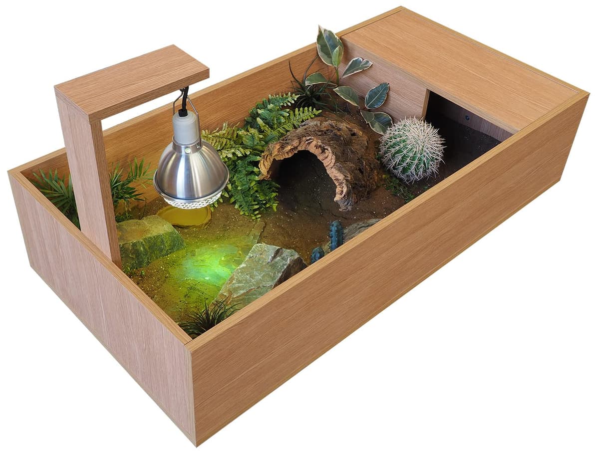 Repti-Life Tortoise Tables 3ft & 4ft (48x24x10 inches, Oak)