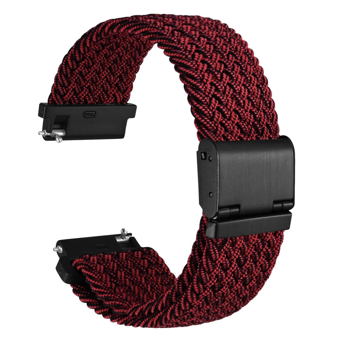 WOCCI Tejido Correas Reloj de Nailon para Hombre y Mujer, Hebilla Ajustable, Liberación Rápida, Trenzado Bandas Deportivas de Repuesto 18mm 19mm 20mm 21mm 22mm — view 25