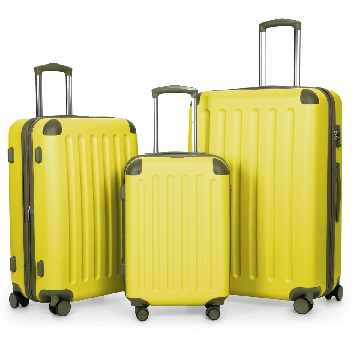 HAUPTSTADTKOFFER - Spree - Equipaje de Mano, Maleta rígida, Trolley expandible, 4 Ruedas Dobles, TSA, 55 cm, 42 litros, Blanco — view 96
