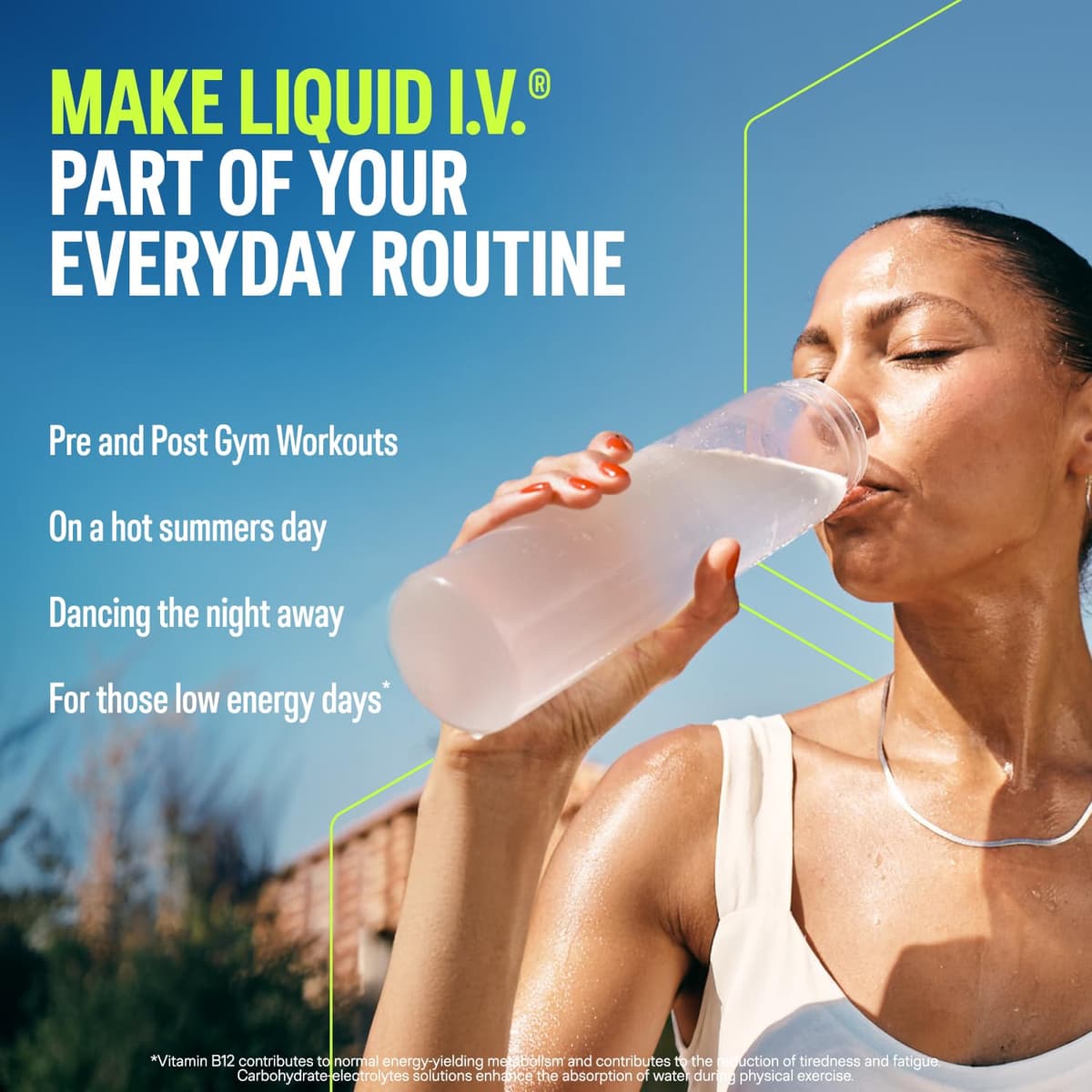 Liquid I.V. Hydration Multiplier Electrolyte Powder Mix, Passion Fruit Flavour, Electrolytes with 7 Vitamins & Minerals for Fast Hydration & Energy, Vegan and Gluten Free, 16 Sachet Sticks — view 4