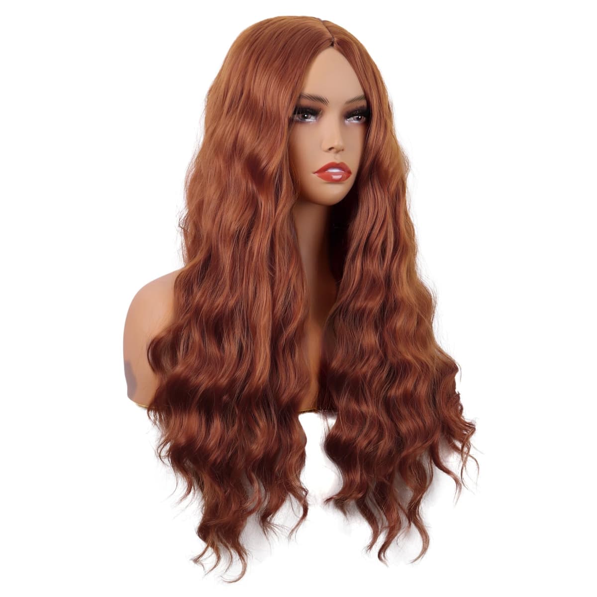 Mapofbeauty 32 Pulgadas/80cm de Luz Rubia Pelo Largo Rizado Ondulado Peluca Cosplay Peluca — view 39