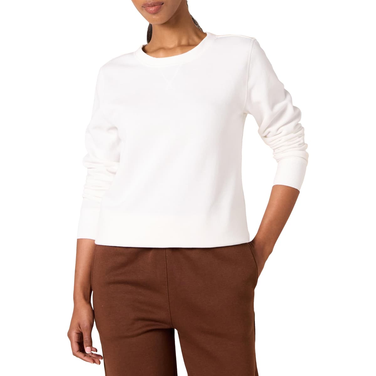Amazon Essentials Mujer Sudadera con Cuello Redondo de Forro Polar (Disponible en Tallas Grandes) — view 173