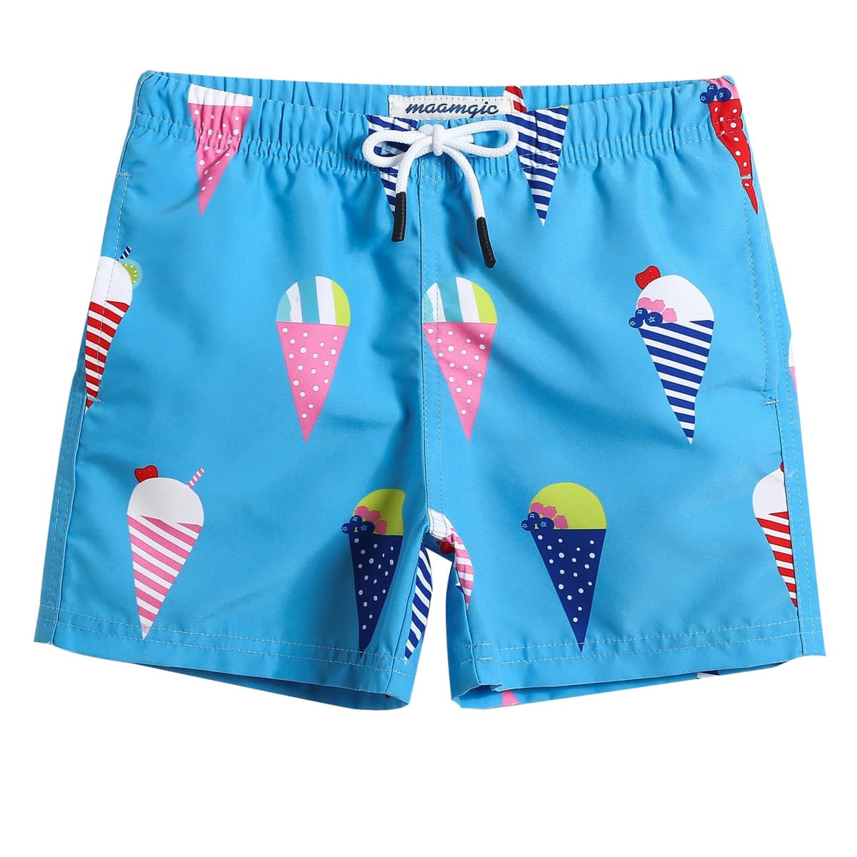 MaaMgic Bañador Niño Ropa de Baño para Niño Secado rápido Interior de Malla Short de Natación Estampado — view 41