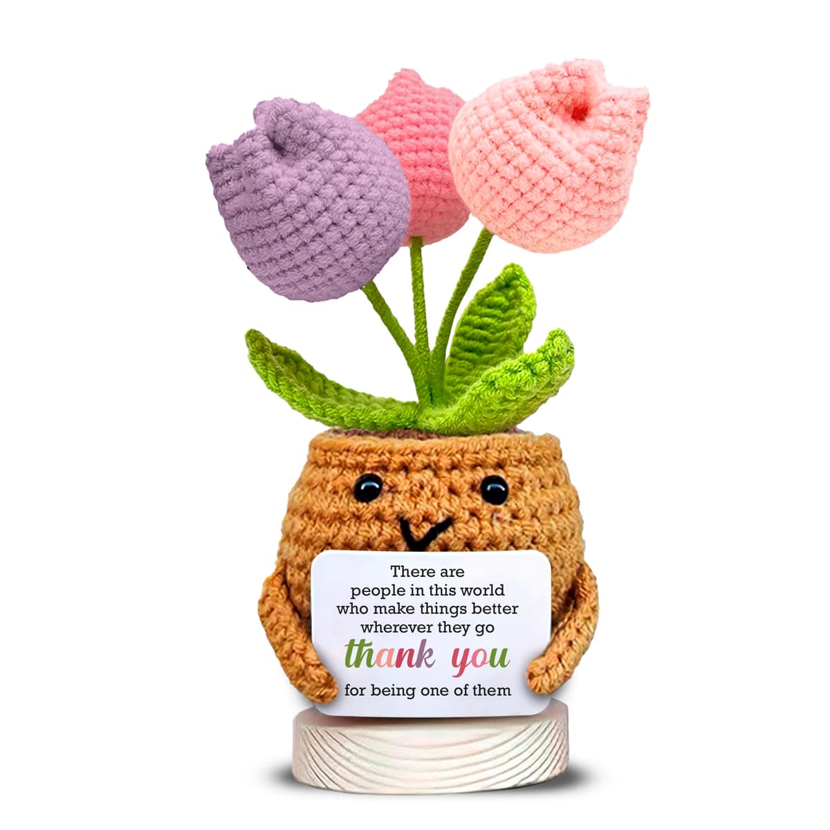 Crochet Alien Plush with Love Message – “You’re the Best Thing I’ve Ever Found on Earth” – Handmade Valentine’s Day Gift for Girlfriend, Boyfriend, Wife or Husband – Cute — view 24