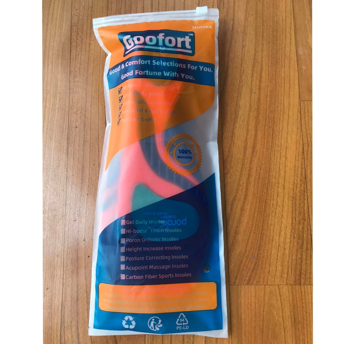 Goofort Plantar Fasciitis Arch Support Gel Insoles for Men & Women, 7-Times-Shock-Protection with 3D-Xpain™ -PORON®, Orthotic Work Boot Insoles for Flat Feet, Heel Pain Relief & All-Day Comfort — view 7