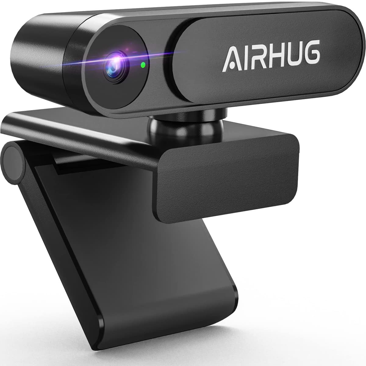 AIRHUG Cámara web 2K sin micrófono con cubierta de privacidad, cámara web USB para computadora y computadora portátil Plug & Play, cámara web sin audio, gran angular de 78°, para transmisión y confere