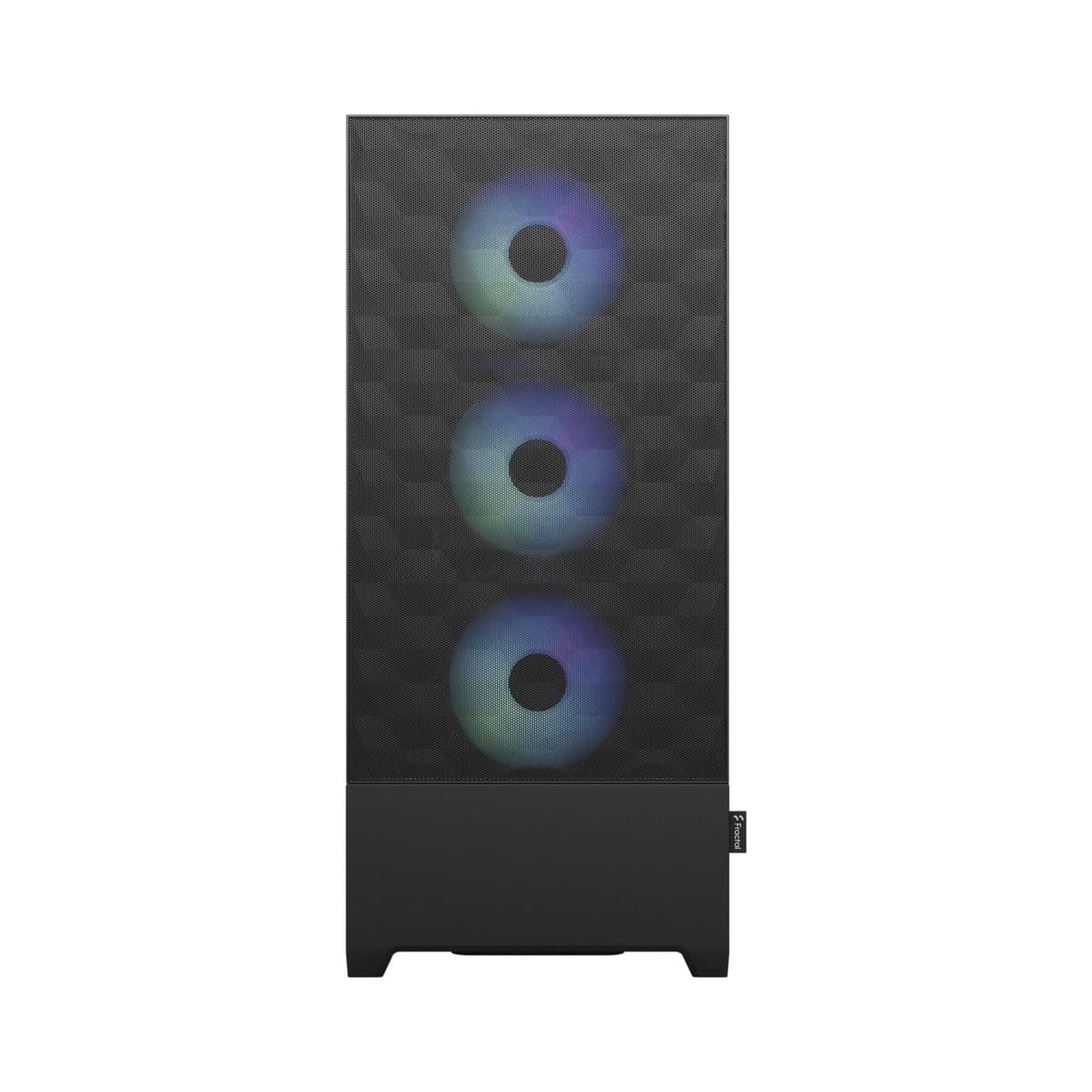 Fractal Design Pop XL Air RGB Black - Tempered Glass Clear Tint - Honeycomb Mesh Front – TG side panel - Four 120 mm Aspect 12 RGB fans included – E-ATX High Airflow Full Tower PC Gaming Case — view 2