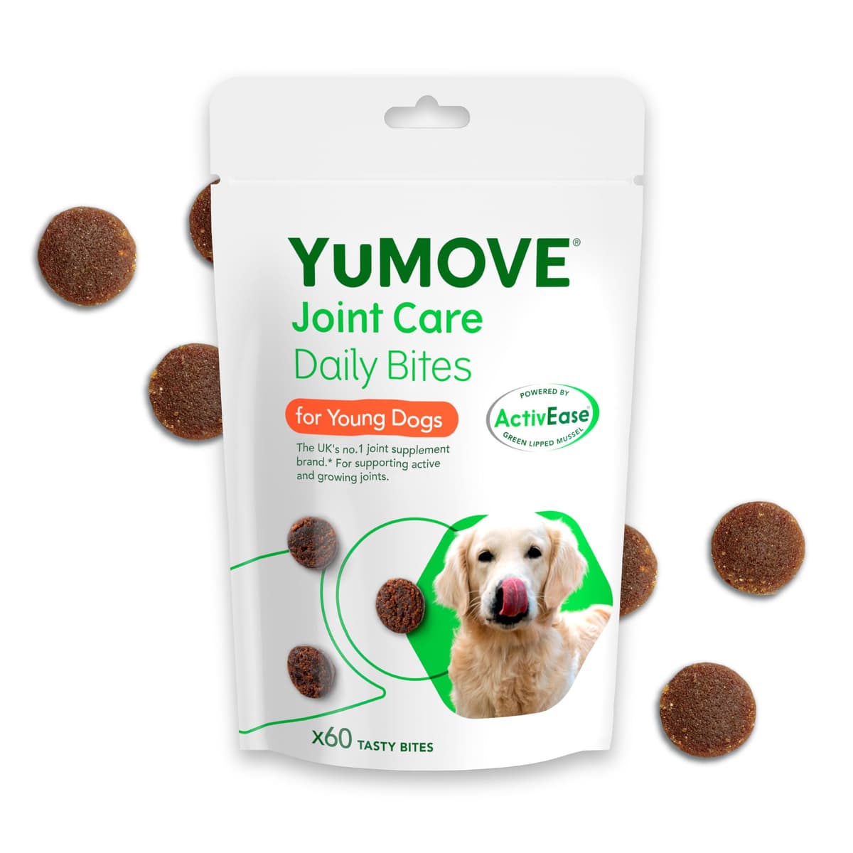 YuMOVE Young and Active Dog | Joint Supplement for Dogs to Support Active and Growing Joints Aged Under 6 | 60 Tablets Clear — view 12