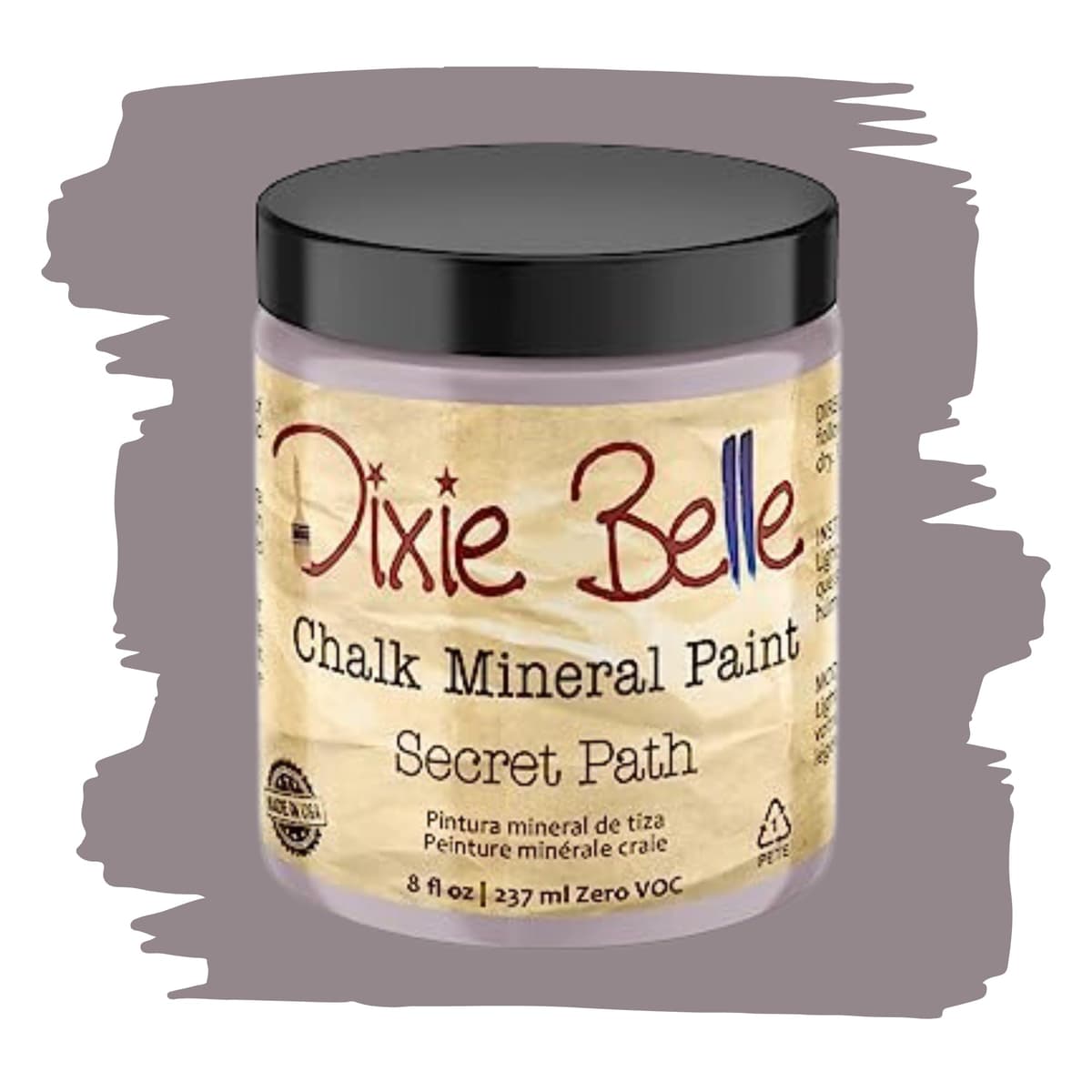 Dixie Belle Paint Company Chalk Finish Furniture Paint - Caviar (32oz) - Matte Black Chic Chalk Mineral DIY Furniture Paint — view 133