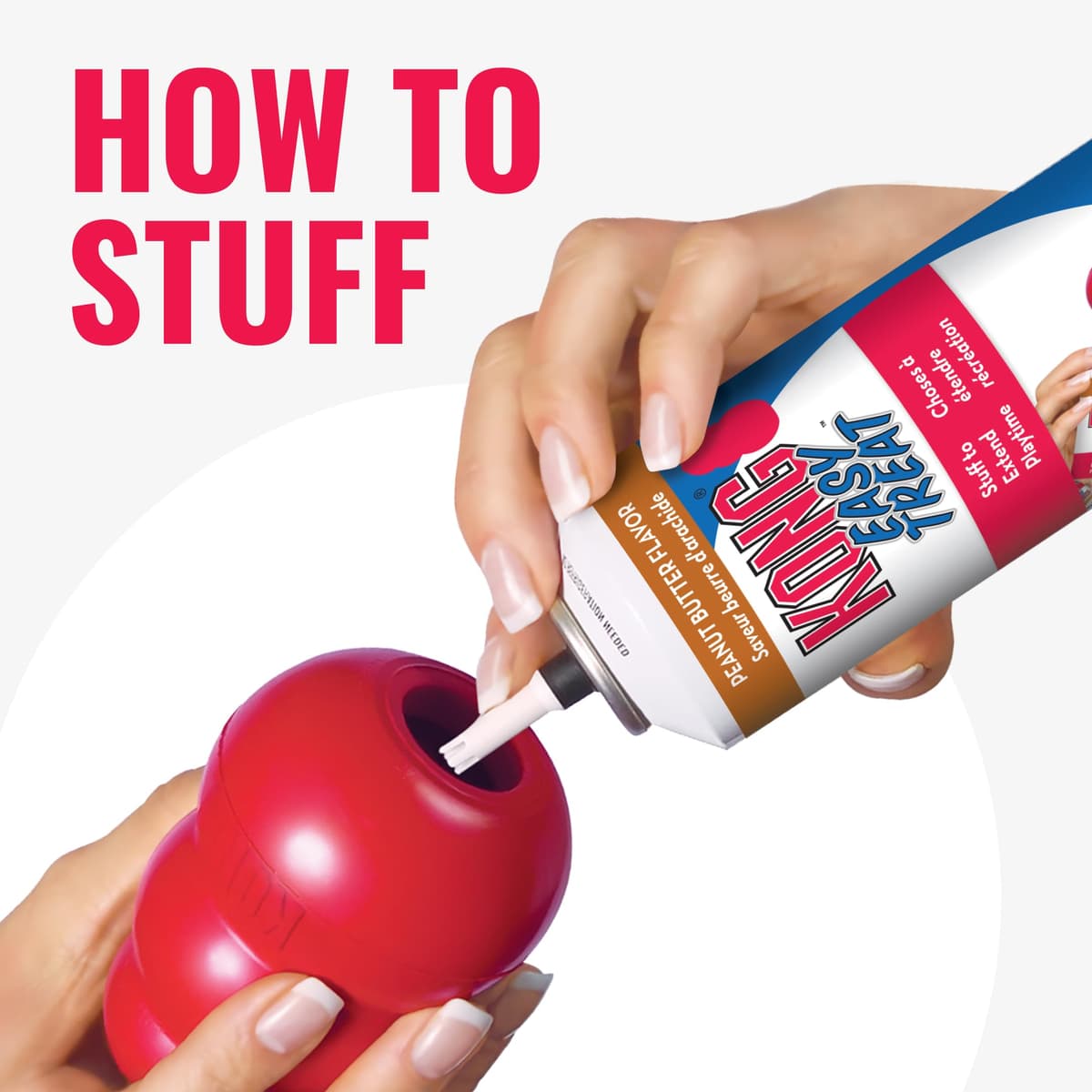 KONG Classic Stuffable Dog Toy - Fetch & Chew Toy for Dogs - Treat-Filling Capabilities - Durable Natural Rubber Material - For Small Dogs — view 5
