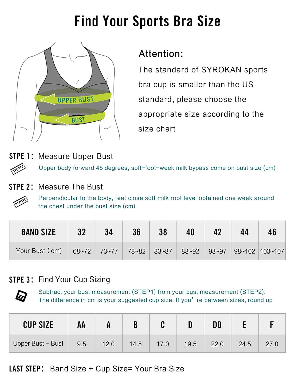 SYROKAN Women's Comfort Sports Bra High Impact for Large Breasts Wireless Stretch Support Bounce Control — view 6