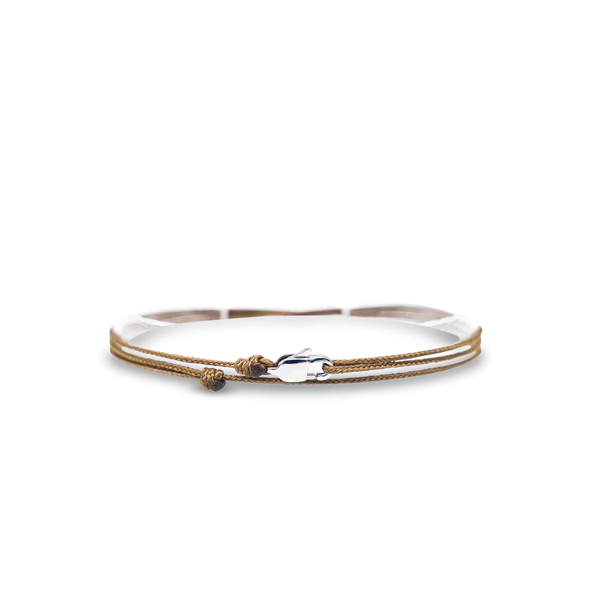 Made by Nami Pulsera Fina para Hombres y Mujeres con Cierre de Mosquetón Hecha a Mano - Joyería Marítima para Surfistas - Pulsera de Tela Minimalista - 100% Impermeable y Ajustable (Vino Rojo Negro) — view 14