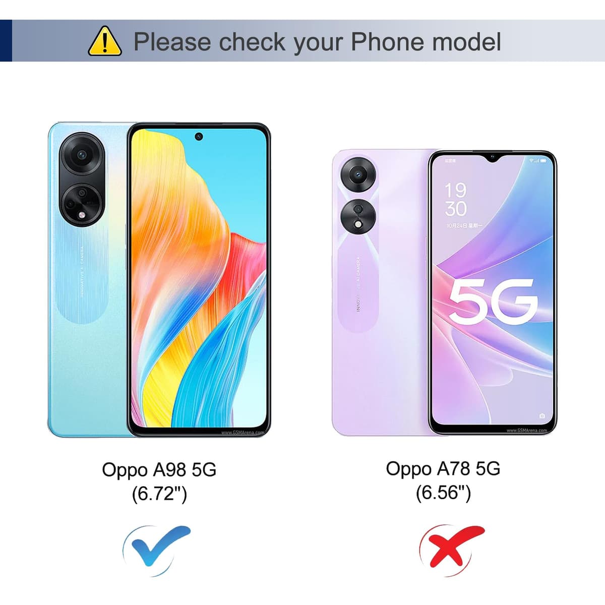 Funda para OPPO A98 5G, Funda Tapa Libro Movil de Cuero PU, Ranura para Tarjeta Plegable Billetera Carcasa para OPPO A98 5G (Lavanda) — view 2