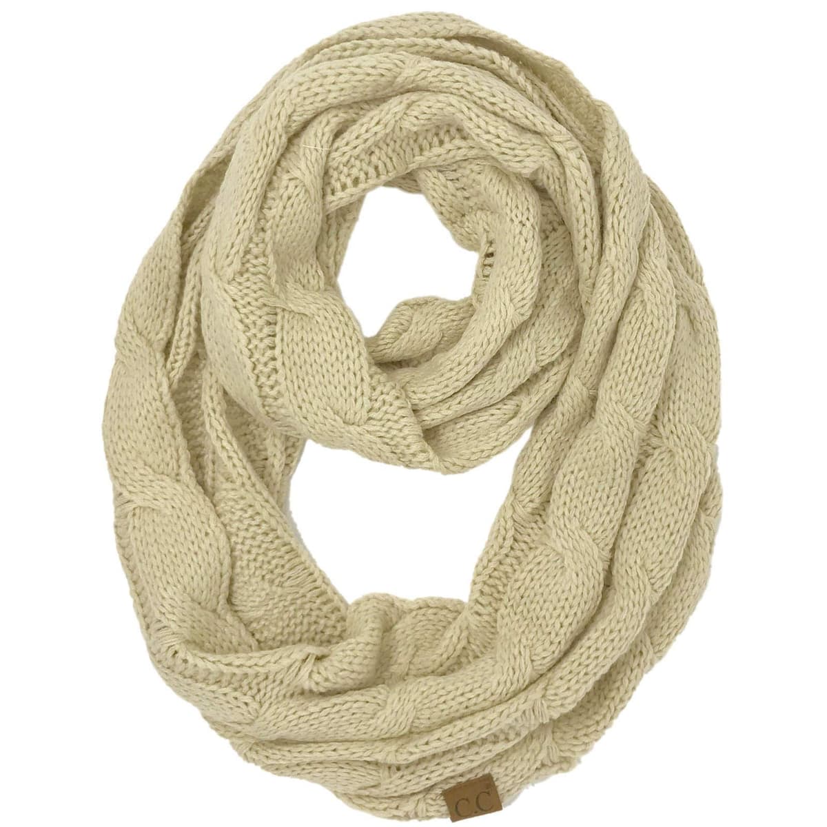 Warm Chunky Soft Stretch Cable Knit Beanie Skully — view 87