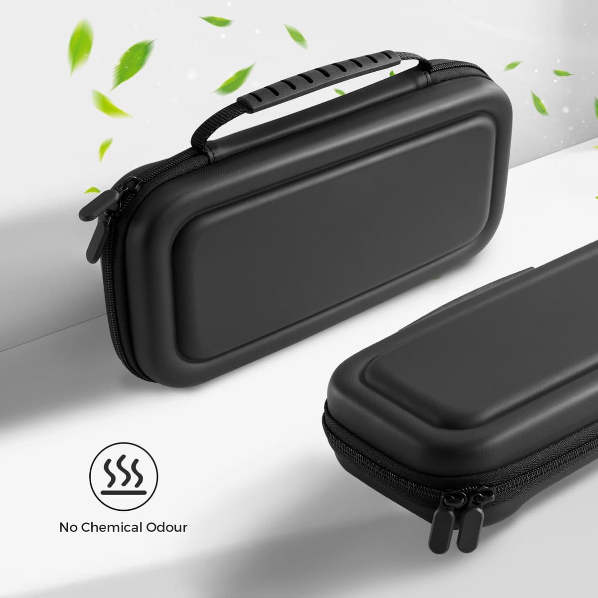 CoBak Funda Nintendo Switch 2 (2025) - Set 3en1: 2 Protectores Vidrio + 2 Gomas Palancas + Funda Rígida Portátil, Negro — view 8