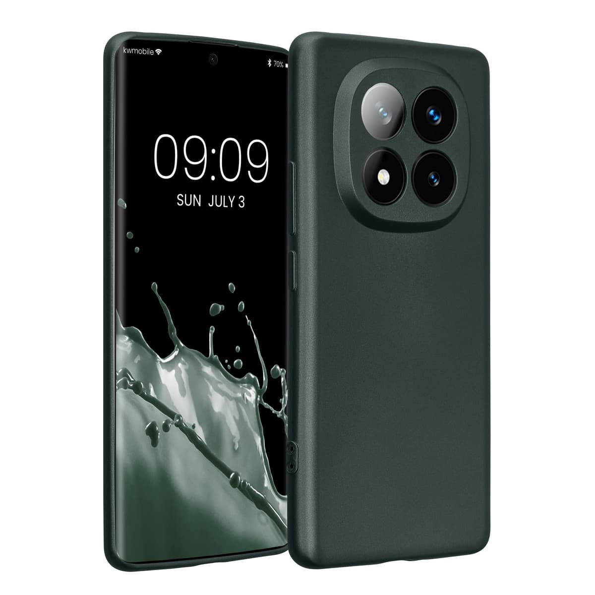 kwmobile Carcasa Compatible con Xiaomi Redmi Note 14 Pro 5G / Poco X7 Funda - Funda Ultrafina de TPU con Bordes elevados - Lavanda Metalizado — view 56