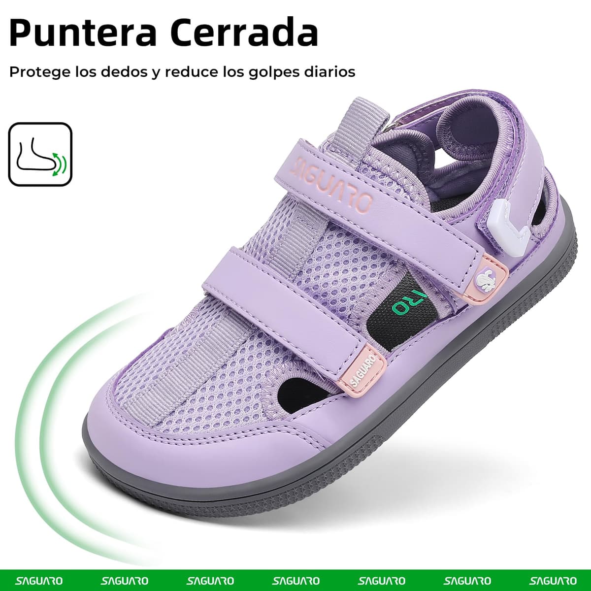 SAGUARO Barefoot Sandals Kids Closed Toe Lightweight Breathable Summer Slippers - Daily, School & Leisure, 25-36 EU — view 3