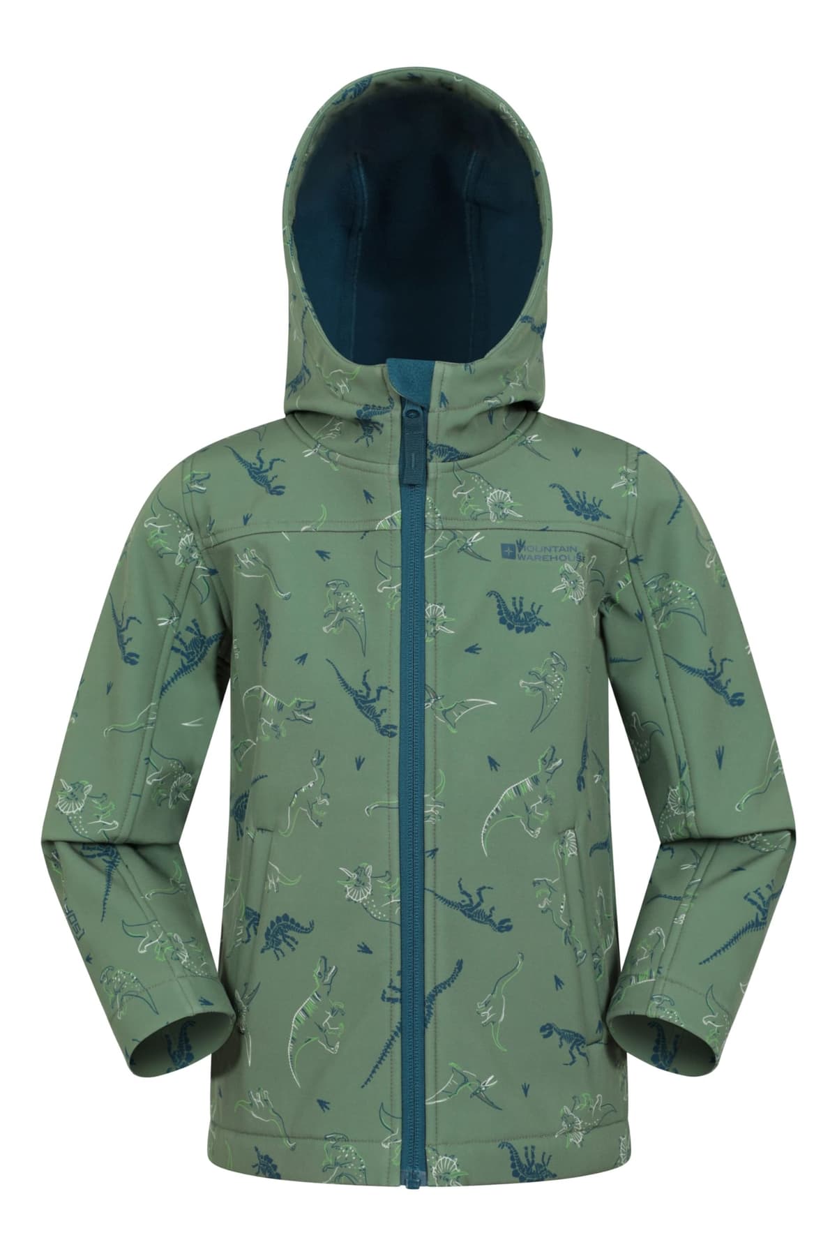 Mountain Warehouse Exodus Kids Softshell Jacket - Breathable, Wind & Water Resistant, Fleece Lined Coat, For Boys & Girls - Best For Sping Summer & Hiking — view 34
