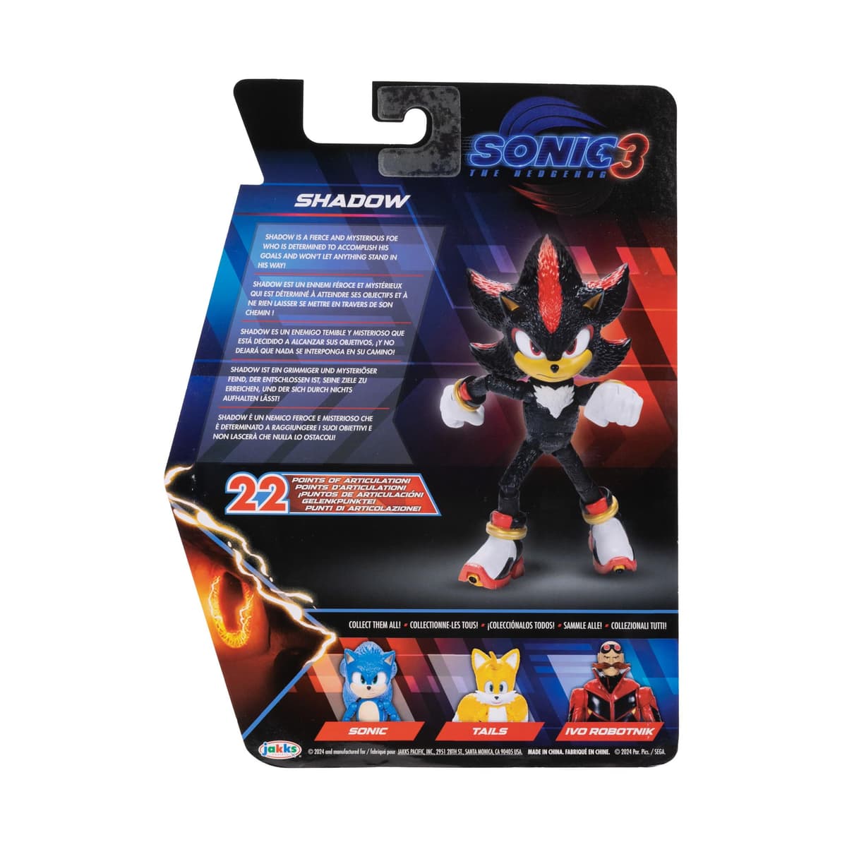 Sonic 3 Movie 5 Pulgadas Figuras de Acción Shadow — view 7