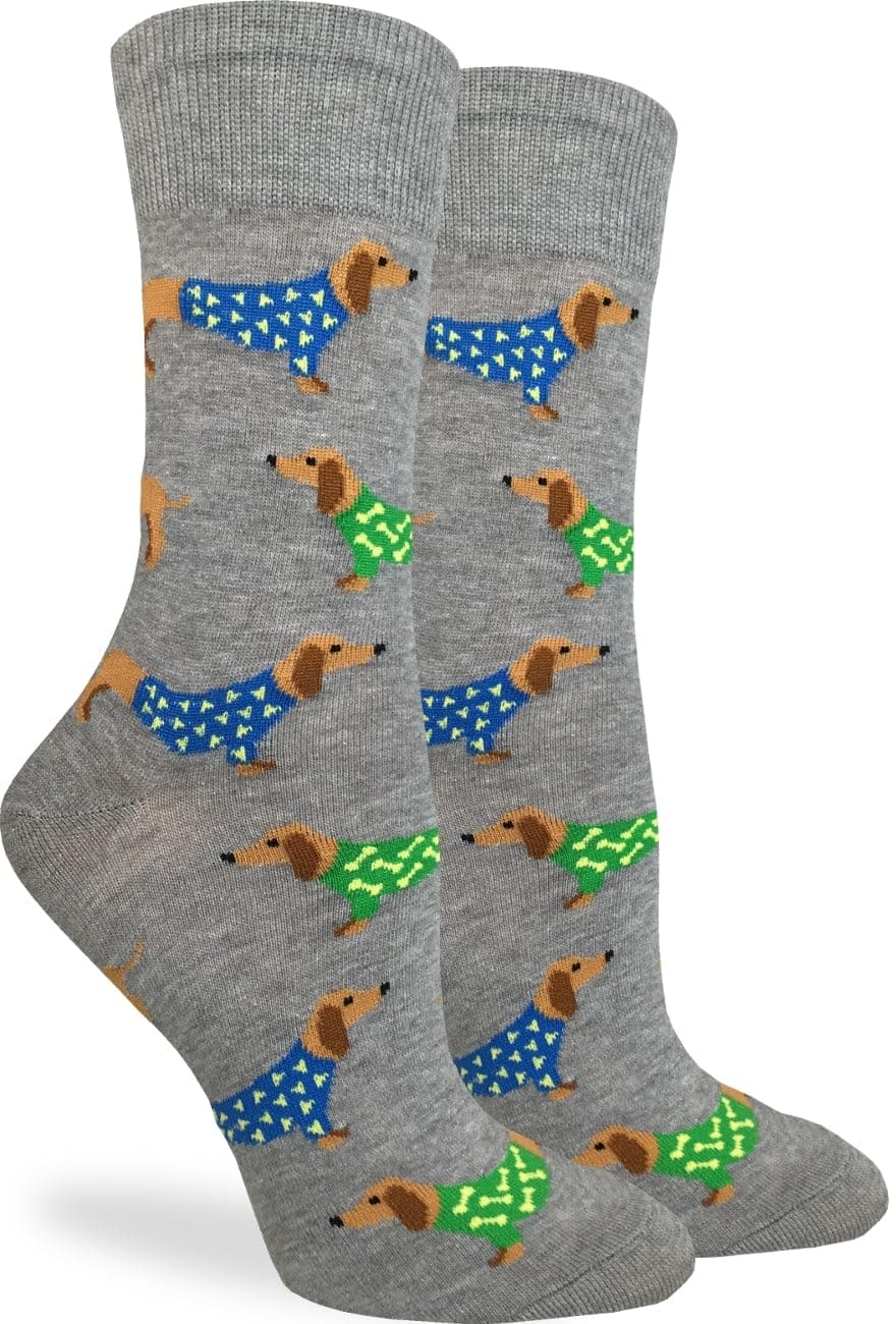 Good Luck Sock Women's Floral Dinosaurs Socks, Shoe Size 5-9 — view 153