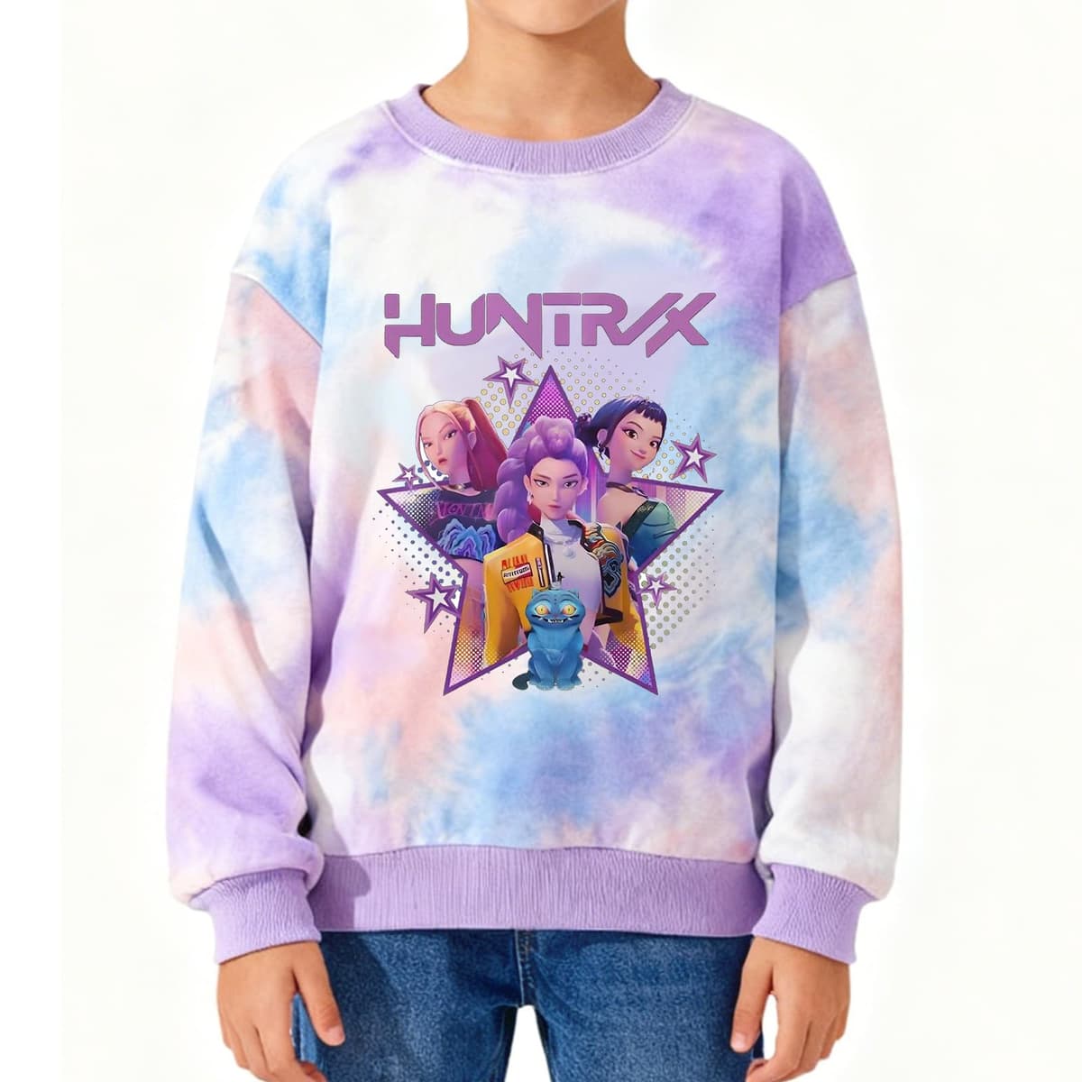 Genérico 2026 KPOP Sweatshirt Girl Hoodie Fashion Anime with Demon Music Print Sweatshirts Comfortable Y2K Sweatshirts for Girl 2-14 Years — view 5