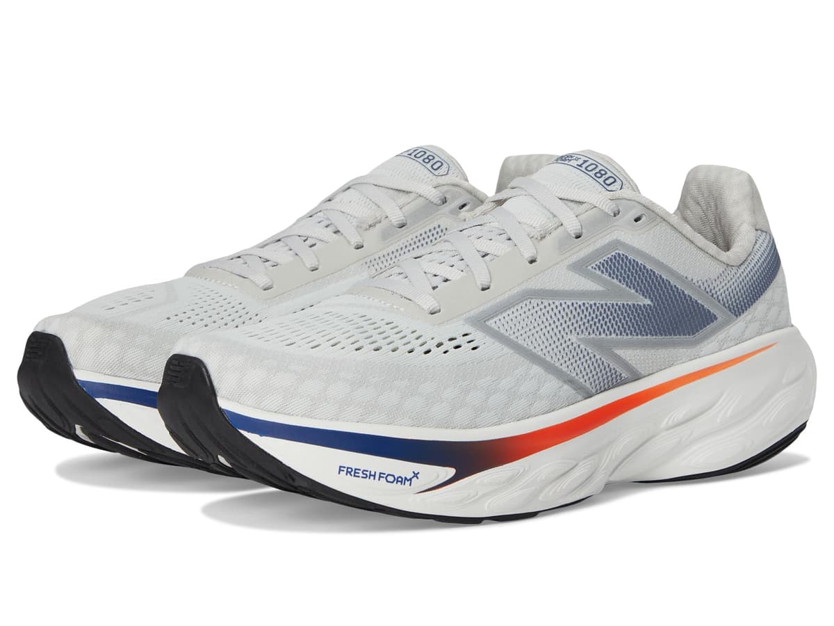 New Balance Fresh Foam X 1080 V14 - Tenis de Correr para Hombre, Clementina/Angora/Cemento Negro — view 50
