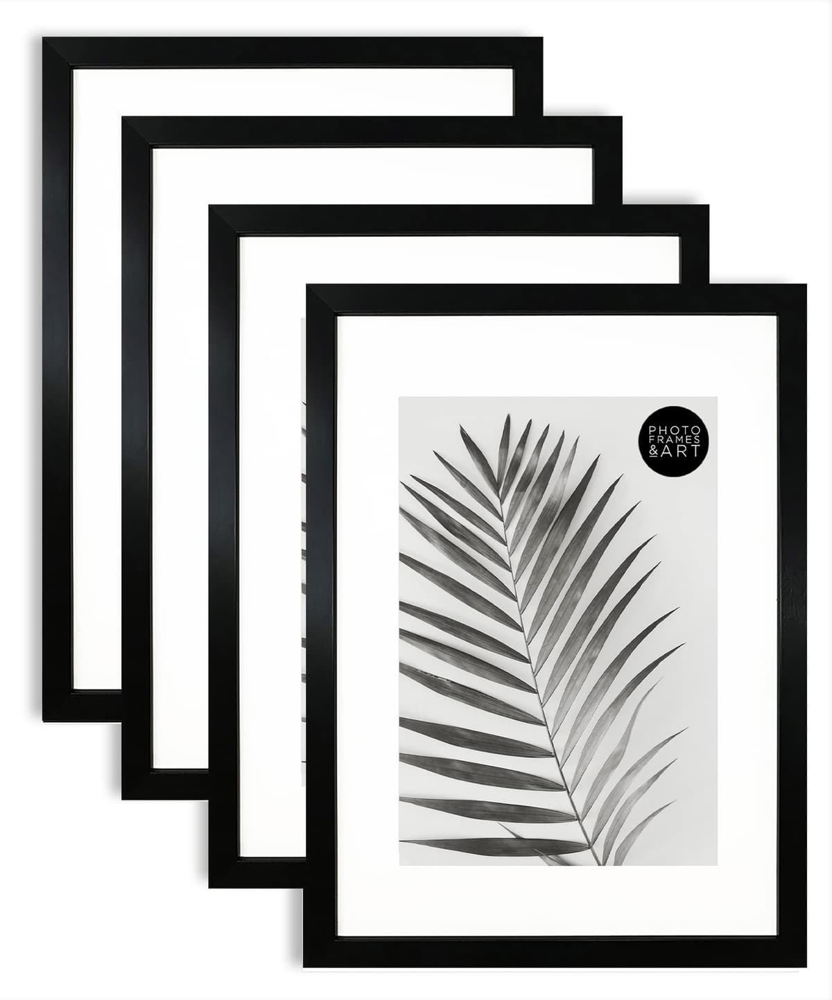pf+a REAL GLASS A3 Black Frame Glass - PREMIUM A3 Picture Frame Black - Oxford A3 Print Portrait and Landscape Display — view 40