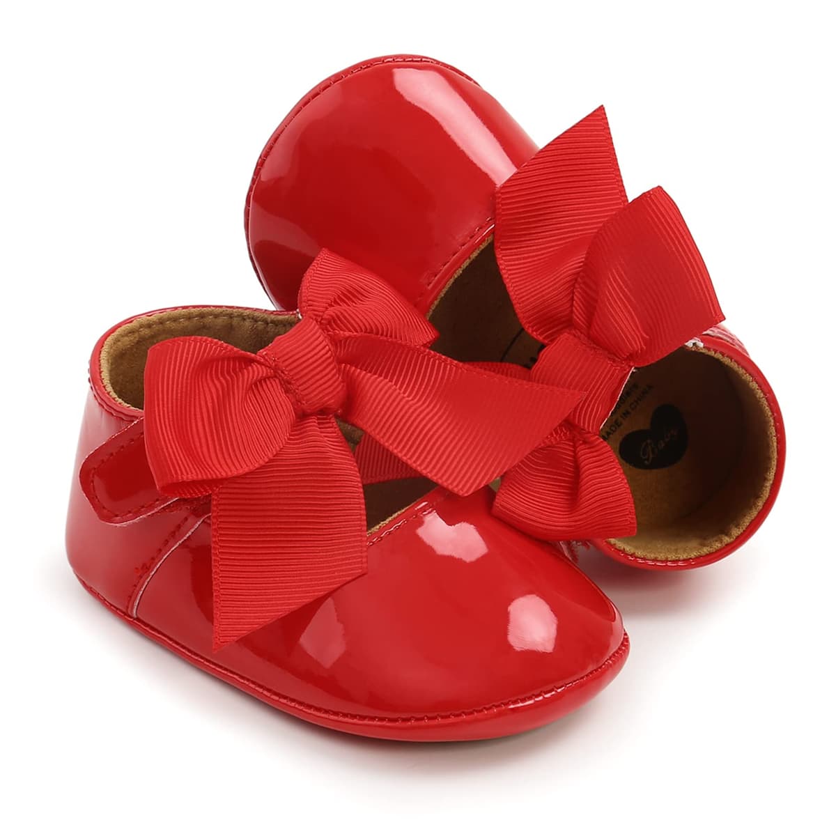 RVROVIC Baby Girl Moccasins Infant Princess Sparkly Premium Lightweight Soft Sole Prewalker Toddler Girls Shoes — view 3