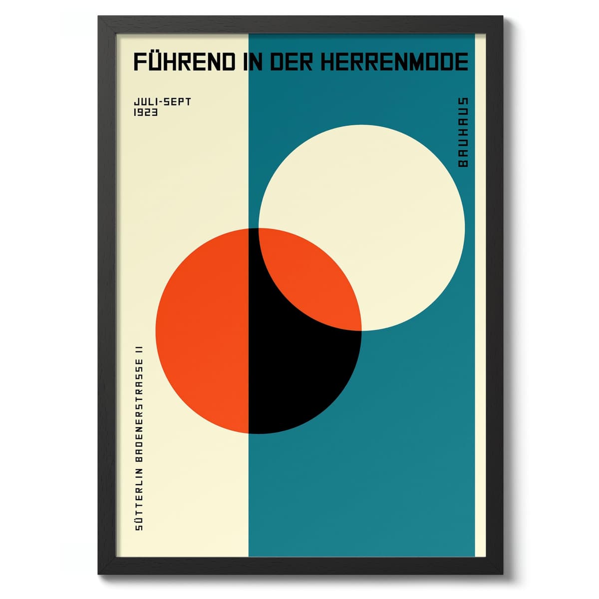 Bicycle Bauhaus Poster, Bauhaus Print, Framed Abstract Art, Mid-Century Wall Art, Modern Home Decor, Gift Idea, Archival Matte, A5 (Print Only) - 21x14.8cm — view 33