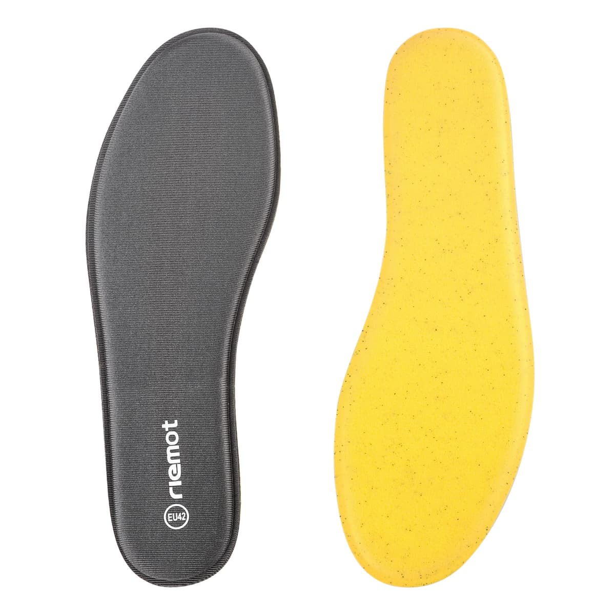 riemot Plantillas Memory Foam para Zapatos de Hombre y Mujer, Plantillas para Zapatillas Botas, Cómodas y Amortiguación para Trabajo, Deportes, Caminar, Senderismo, M-Gris EU 43 — view 2