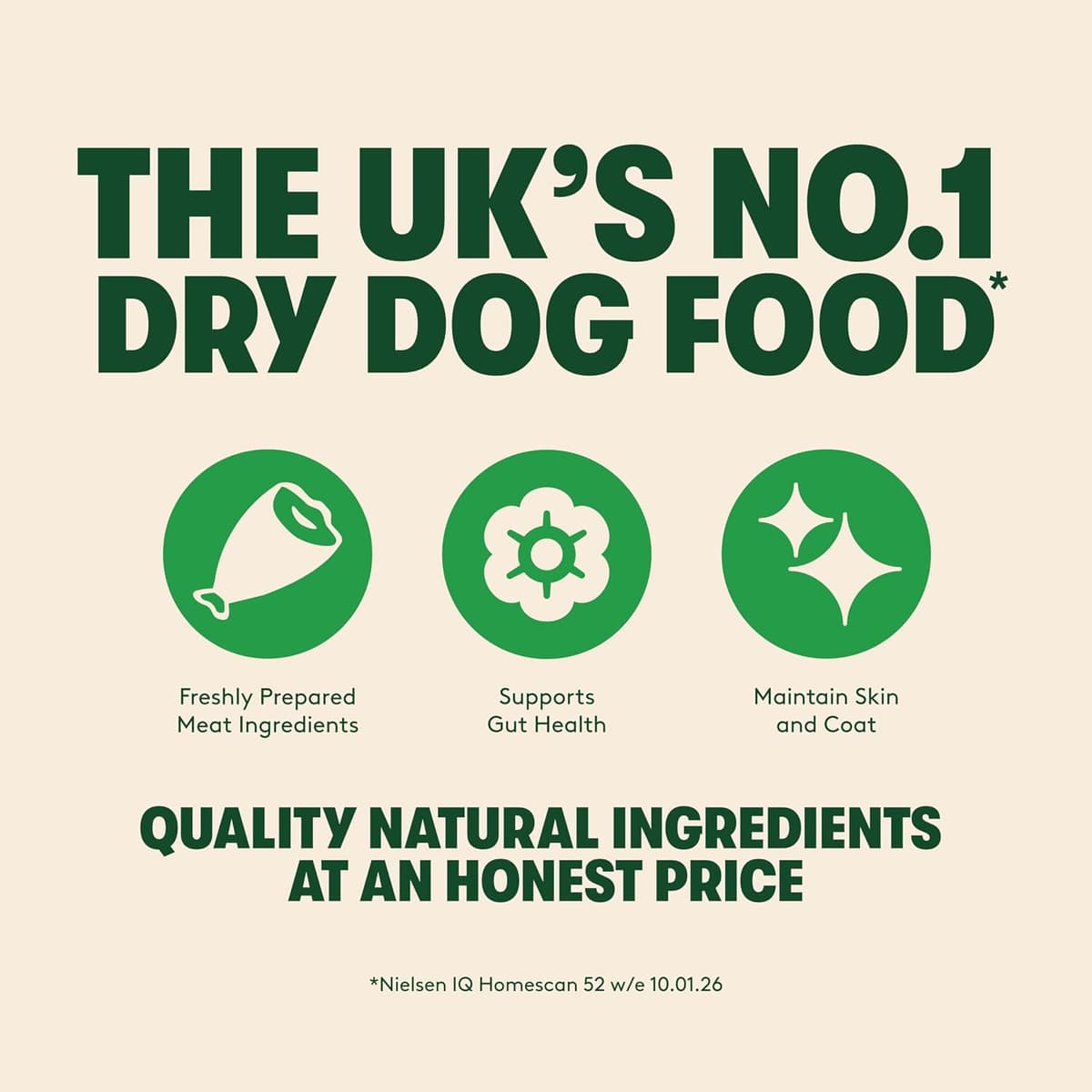 Harringtons Complete Dry Adult Dog Food Lamb & Rice 15kg - Made with All Natural Ingredients (Packaging may vary) — view 3