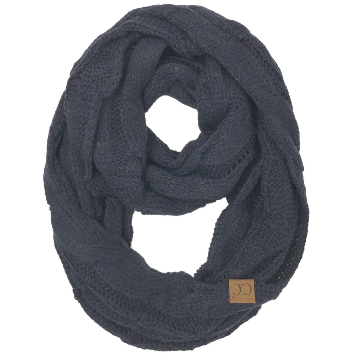 Warm Chunky Soft Stretch Cable Knit Beanie Skully — view 47