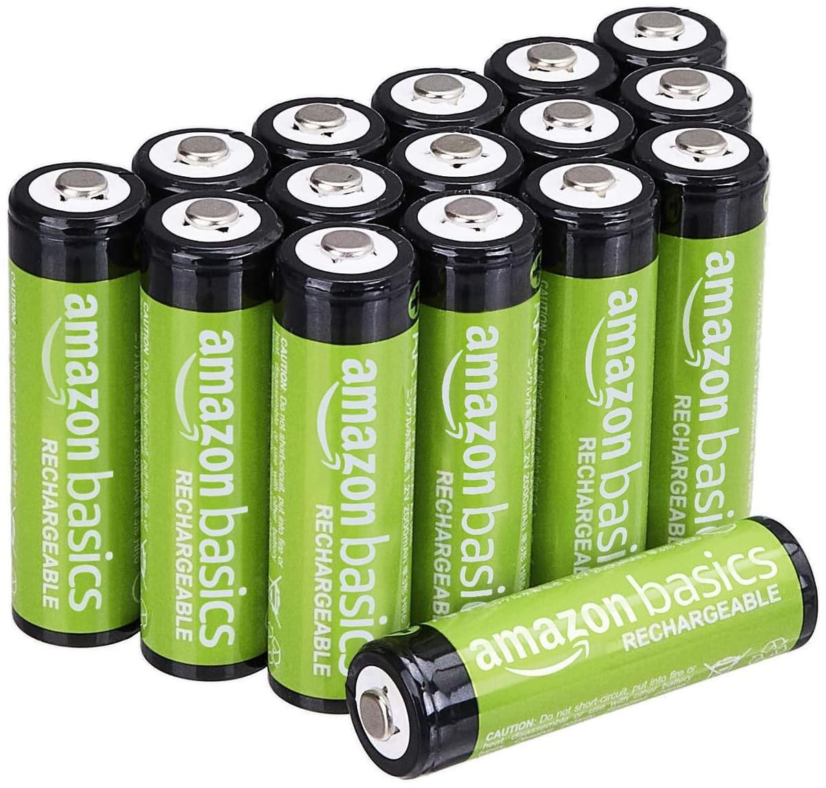 Amazon Basics 4-Pack Rechargeable AA NiMH Batteries, 2000 mAh, 1.2V, Recharge up to 1000x Times, Pre-Charged — view 13