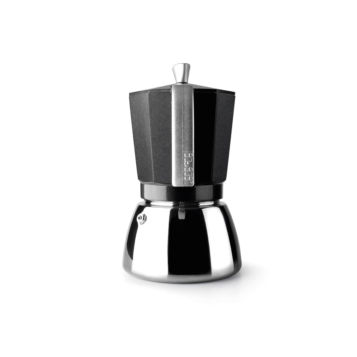 IBILI - Cafetera express Elba Black, 6 tazas, 300 ml, Aluminio fundido, Base de Acero Inoxidable, Apto para inducción — view 4