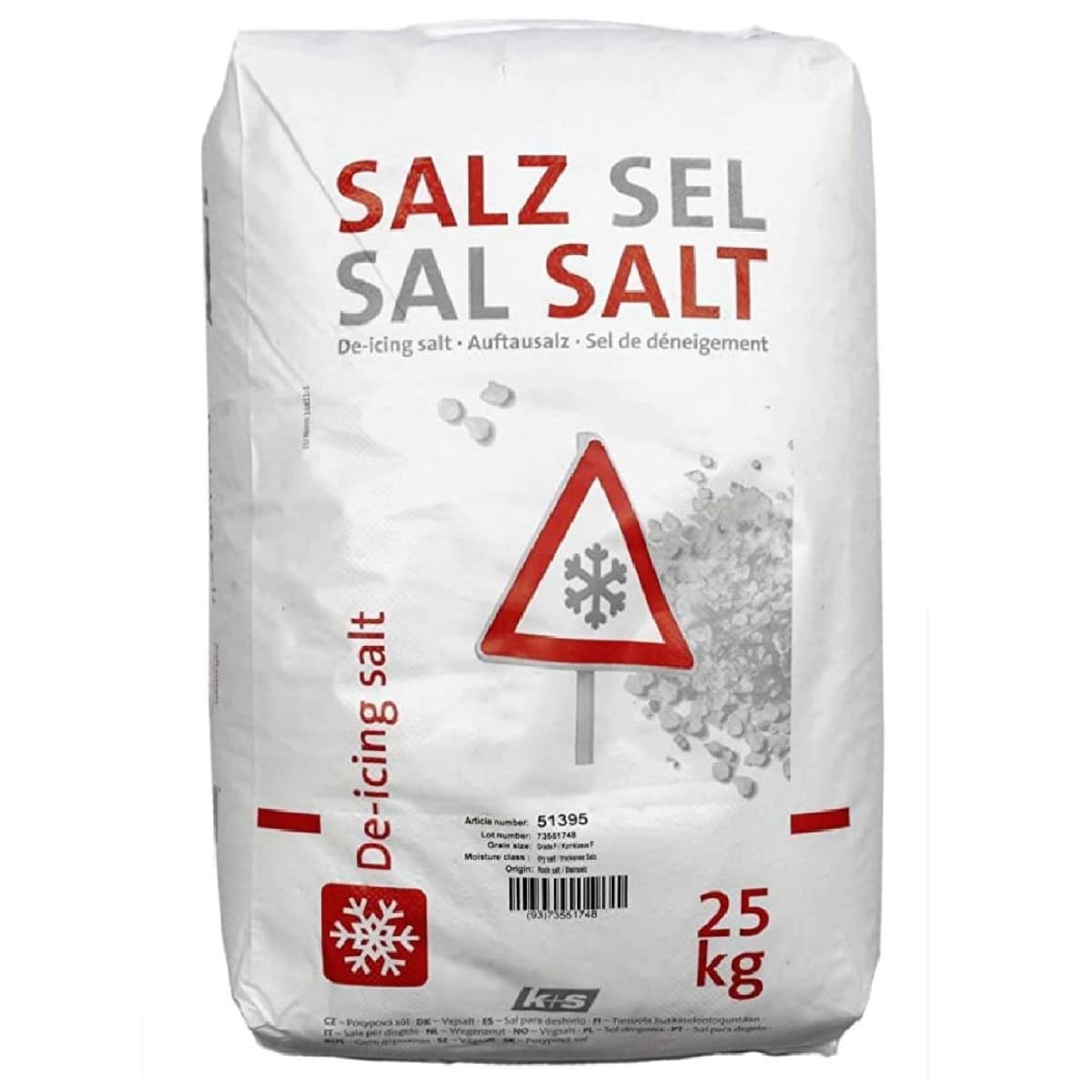 ESCO - Sal para descongelar (25 kg)