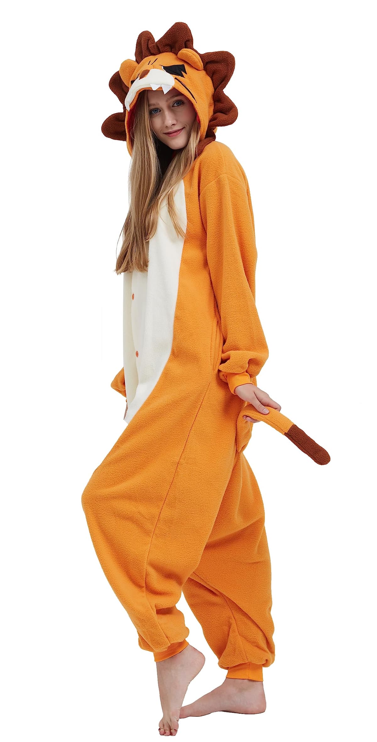 SimZoo Adulto Disfraz Pijama Unisex Pijama Kigurumi Onesie para Carnaval Halloween Cosplay Ropa de Dormir Traje de Disfraz para Navidad Festival Mujer y Hombre — view 3